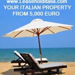 Leasehold seside property real estate in Italy.